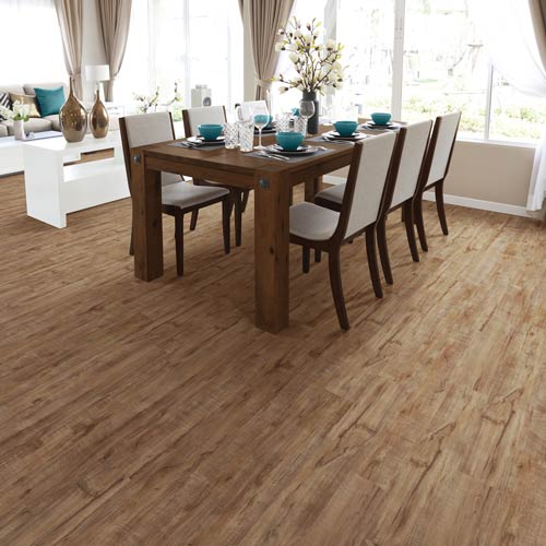 Wood grain vinyl laminate home flooring planks