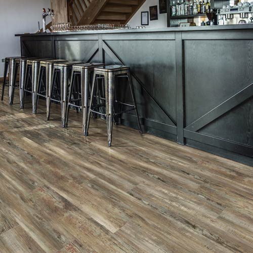 cost to install vinyl plank flooring for bar