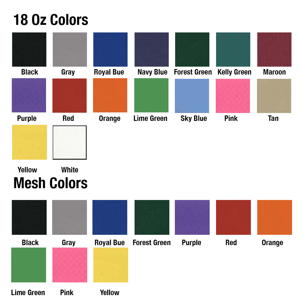 Crash Mats Bi-Fold 6x12 ft x 8 inch colors