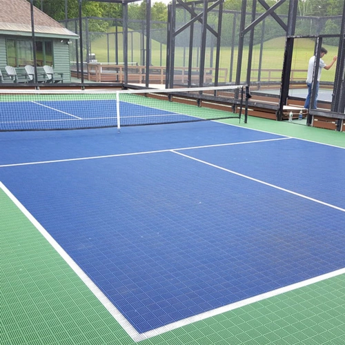 pickleball court tiles