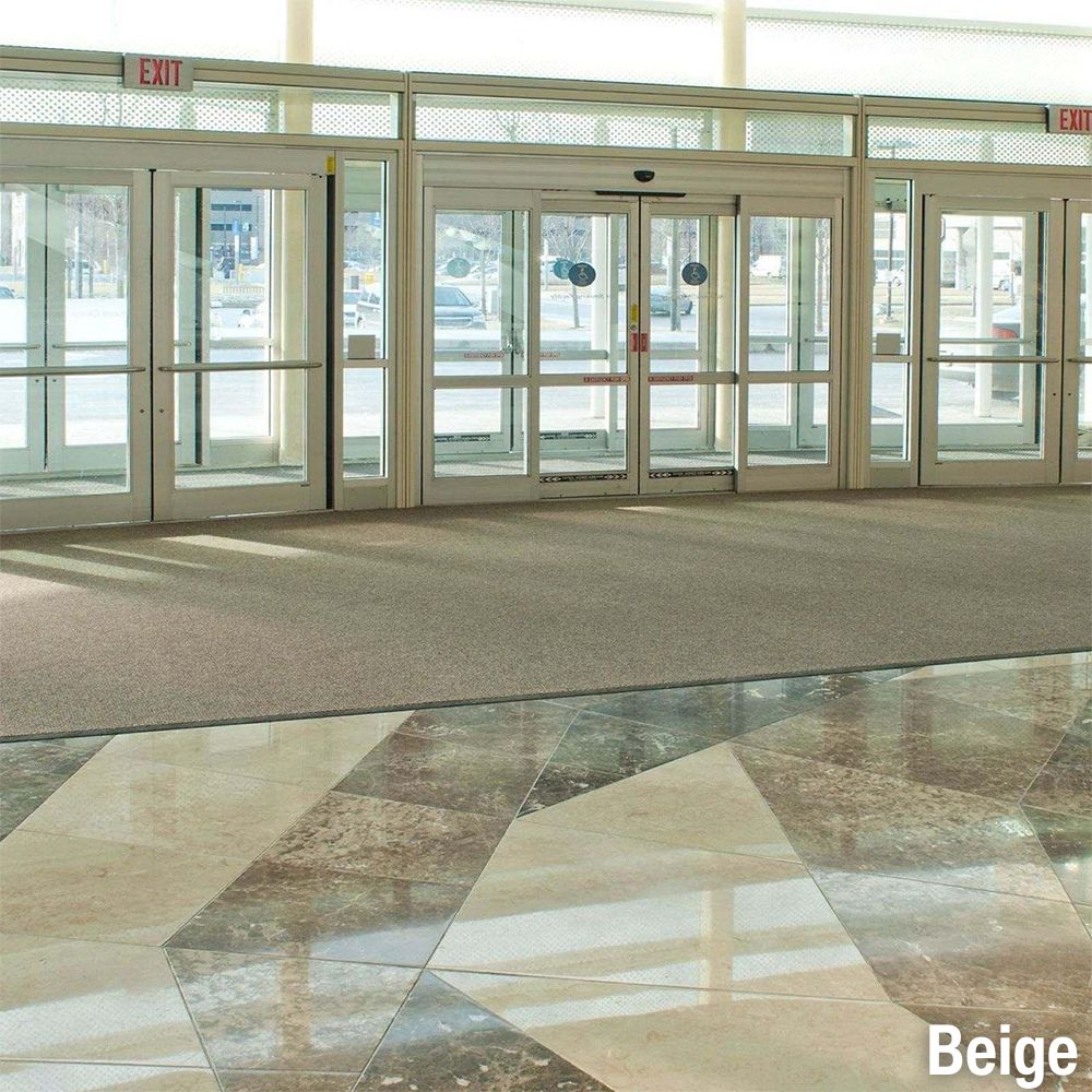 Super Nop 52 Commercial Carpet Tile High Traffic carpet tiles beige entrance install