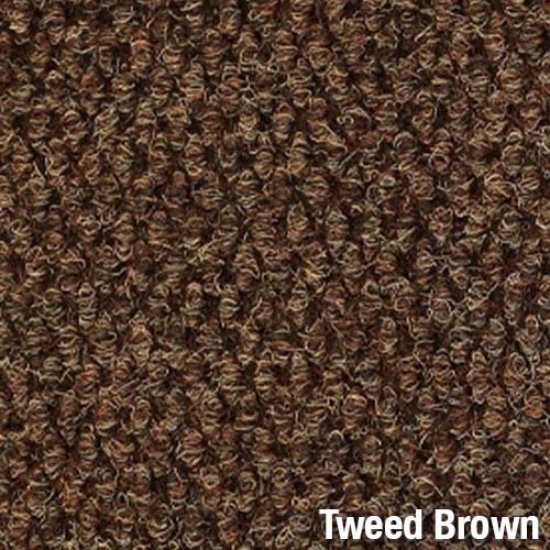 Super Nop 52 Commercial Carpet Tile Tweed Brown ideal for retail spaces