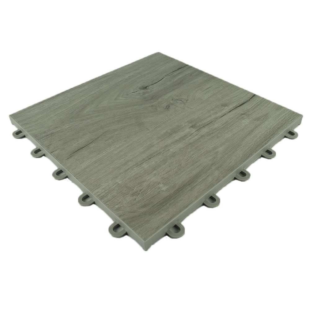 Max Tile Raised Modular Floor Tile Soft Gray full tile