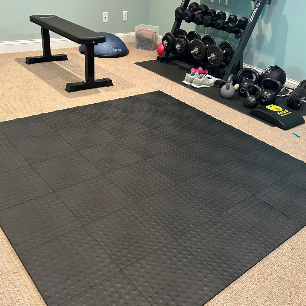 Basement Gyms and the best interlocking flooring