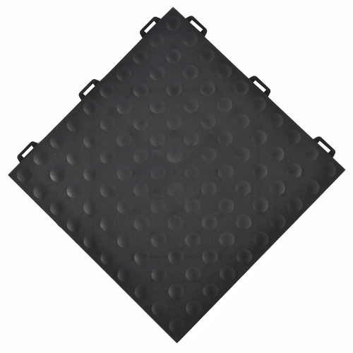 Modular Floor Tiles for Exercise Mats with Bump Top