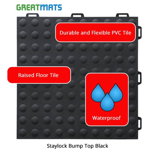 plastic home gym tile