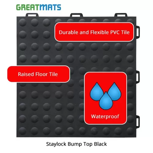 StayLock Tile Bumptop Black