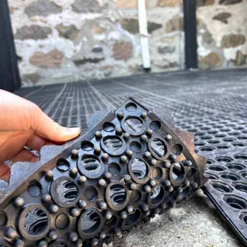 rubber mats with holes for cattle