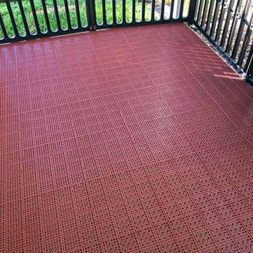 perforated pcv flooring tiles for outdoor or indoor