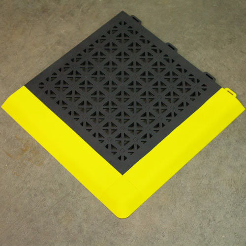 Perforated Interlocking Tiles with Border Edges