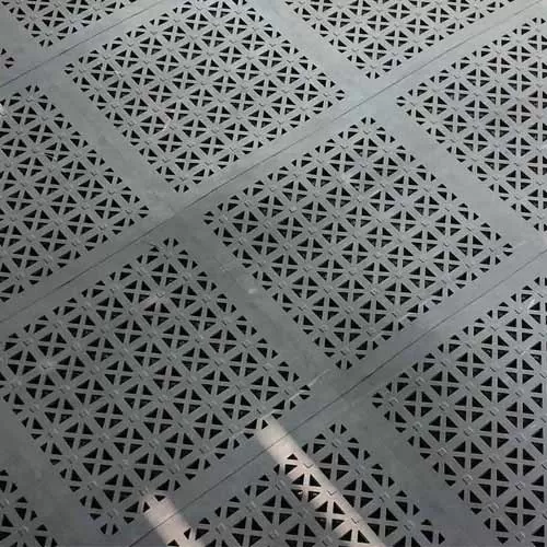 Black StayLock Perforated Tile