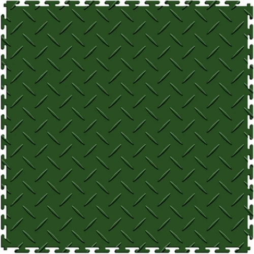 diamond pattern garage tile