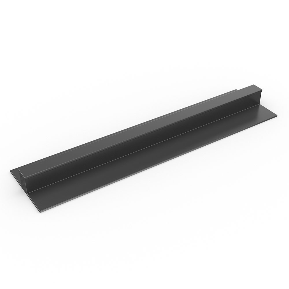 Dark grey Snap Track Joining Strip Low Profile 10.5 mm x 98 Inches
