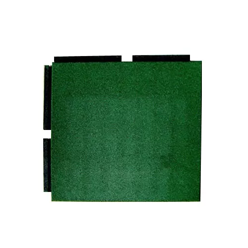 Blue Sky Rubber Playground Tile Green