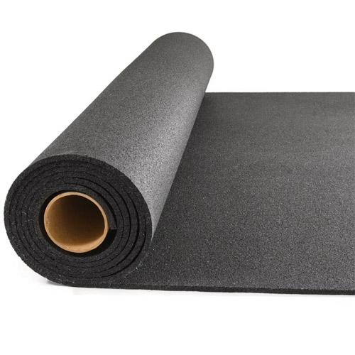 Rubber Roll Flooring for Basement Gyms
