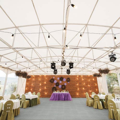 best flooring over gravel for events