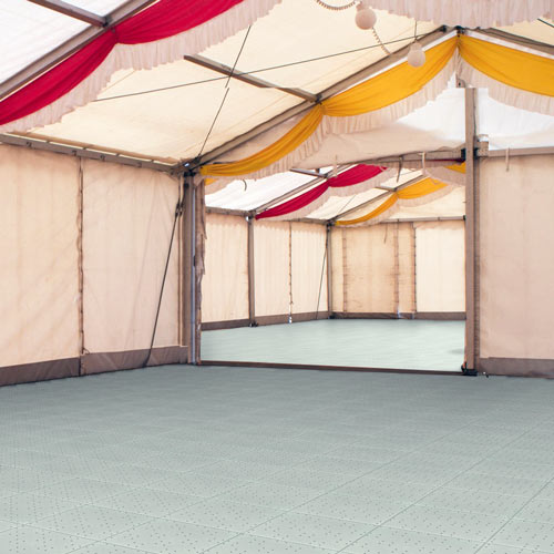Grip-Deck shower floor, perfect for wet areas in campsites