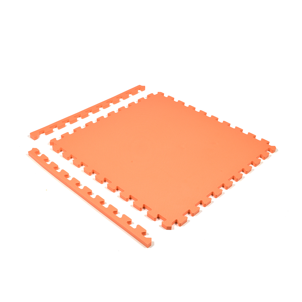 orange foam floor tile