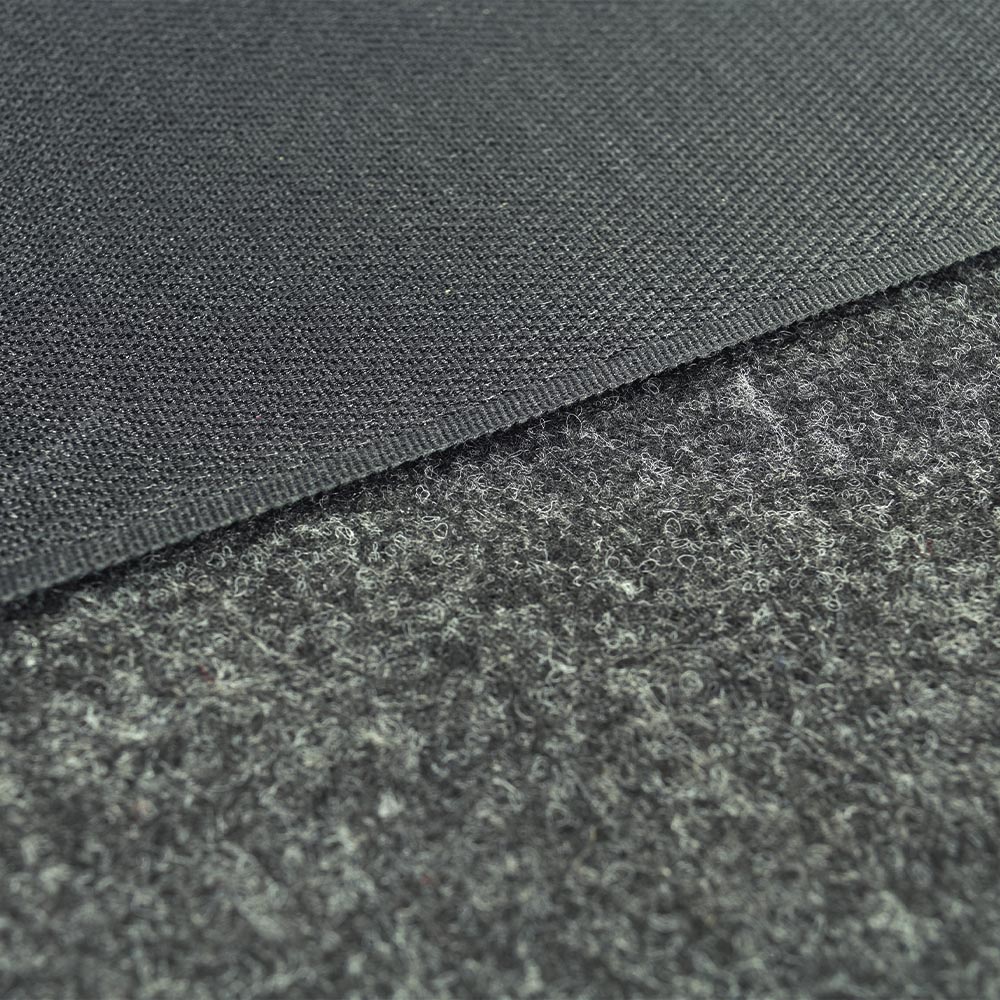 GymPro EcoRoll Carpet Floor Cover 6 Ft. Wide Per SF hook tape close up