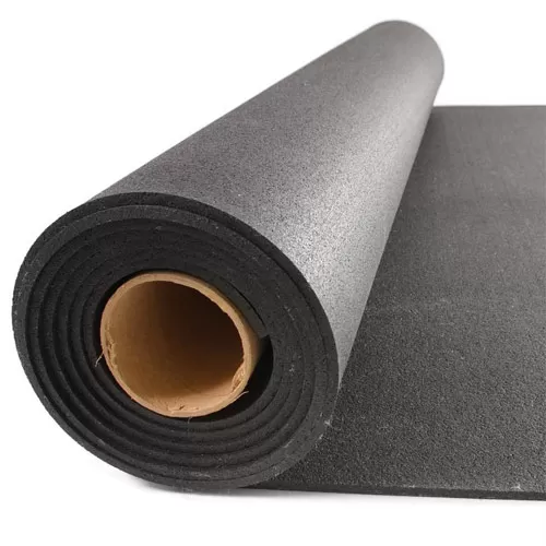 Gym Rubber Flooring Roll 3 8 In 25 Ft Black Stocked [ 500 x 500 Pixel ]