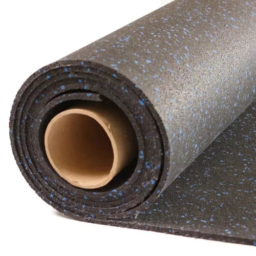 Rubber Flooring Rolls 1/4 Inch 4x10 Ft Pacific 10% Color