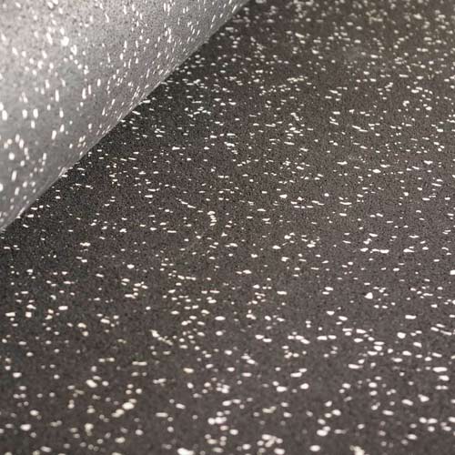 Isometric Grey 48 in. x 180 in. x 0.3 in. Rubber Gym/Weight Room Flooring  Rolls (60 sq. ft.)