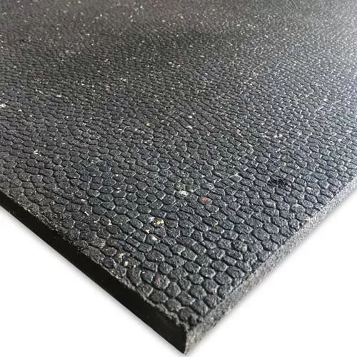 Rubber Mat Black Trued Natural 3/4 Inch x 4x6 Ft