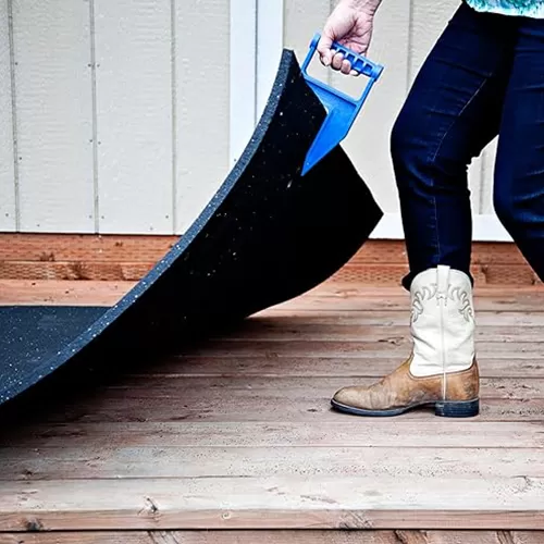 grip mover for rubber horse stall mat