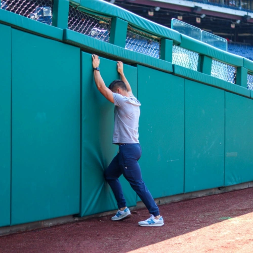 outdoor playground wall padding