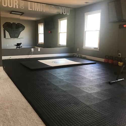 Best Gym Floor Over Carpet for Home - StayLock Tiles