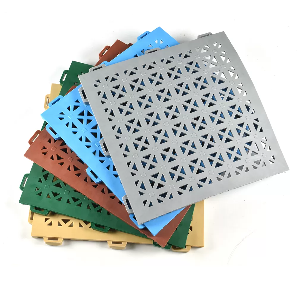 staylock outdoor perforated tiles snap together