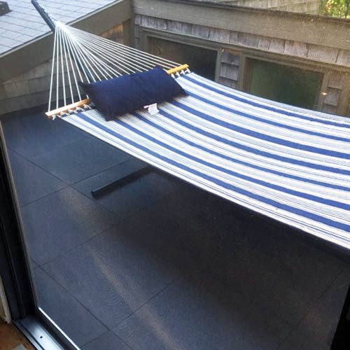 Rooftop Hammock over Patio Tiles