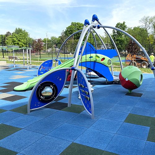 rubber flooring for park playground