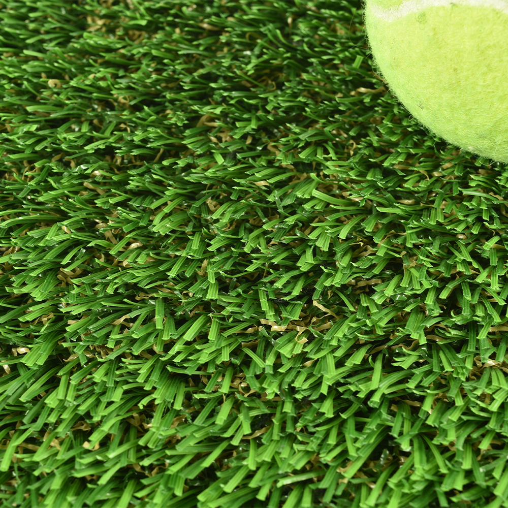 Greatmats Pet Turf Select 1 Inch x 15 Ft. with tennis ball