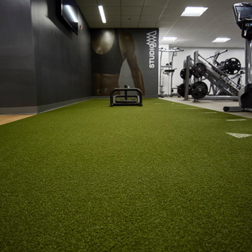Gym turf padded artificial grass turf commercial use