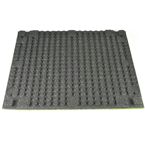 UltraTile Rubber Weight Floor Team Colors 1 Inch x 2x2 Ft. with Quad Blok