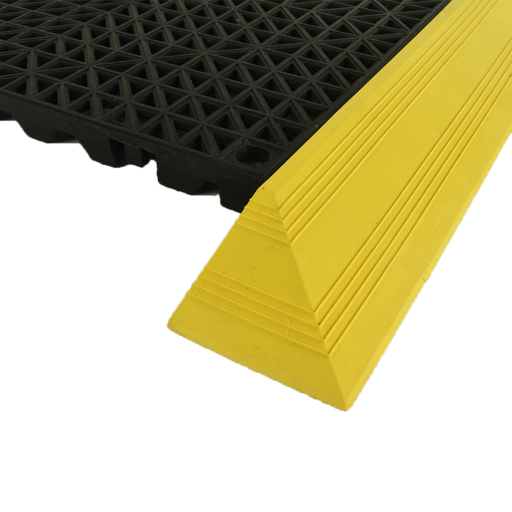 Perforated Tile with Perforated-Solid Surface Corner Colors