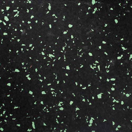 Closeup Rolled Rubber Pacific 1/2 Inch 10% Color Custom light green