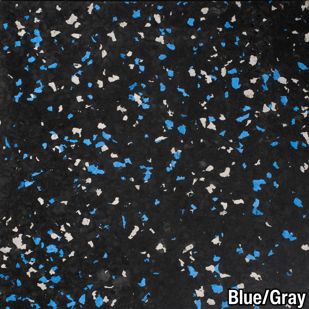 Close-up Straight Edge Tile 10% Color CrossTrain 8 mm Blue/Gray