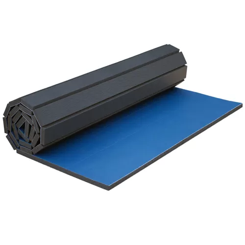 blue workout mats