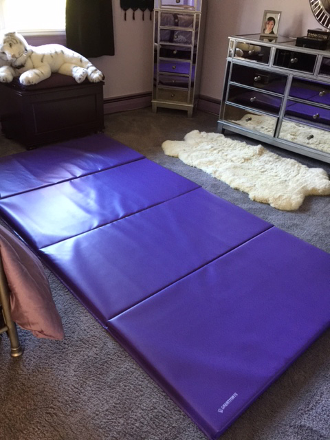 aerobic exercise mat for carpet