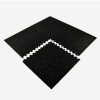 Interlocking Geneva Rubber Tile with Borders 10% Color 3/8 Inch x 35x35 Inch Quad install with closed borders