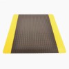 Cushion Trax Anti-Fatigue Mat 3x12 ft full tile black yellow.