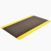 Cushion Trax Ultra Anti-Fatigue Mat 5x75 ft full ang black yellow.