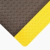 Dura Trax Anti-Fatigue Mat 2x75 ft black yellow corner