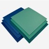 AquaTile Aquatic Flooring 3/8 Inch x 2x2 Ft. Caribbean and Coastal Color Collections side by side stacks
