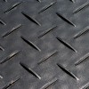 Diamond surface texture of the Ground Protection Mats 4x8 Ft