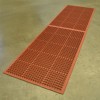 VIP Topdek Senior Red Mat 36x118.5 Inches over concrete