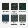 Plush Comfort Carpet Tile 10x10 ft Kit Beveled Edges all colors