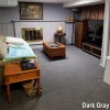 Easy DIY Royal Interlocking Carpet Tiles in Basement Den